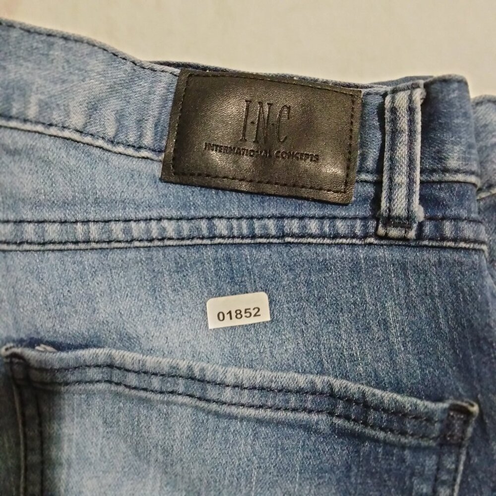 INC international concepts Slim Straight Denim Jeans Men’s 34x32(34x31) Blue - Picture 7 of 7